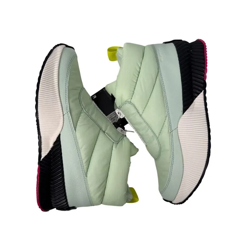 Sorel x‎ Prana Out N About III Winter Bootie Womens 8 Puffy Zip Waterproof Green